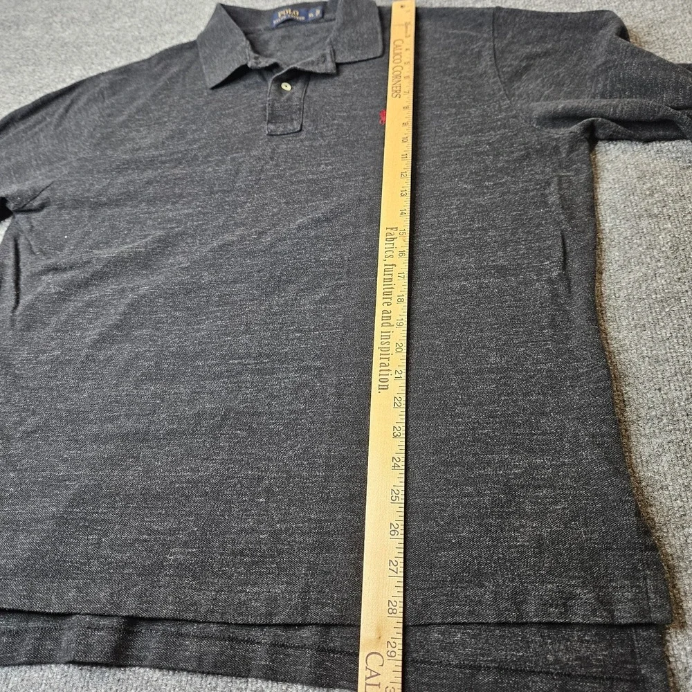 Polo Ralph Lauren Men's Longsleeve Polo Shirt Size‎ XL Gray Preppy Classic